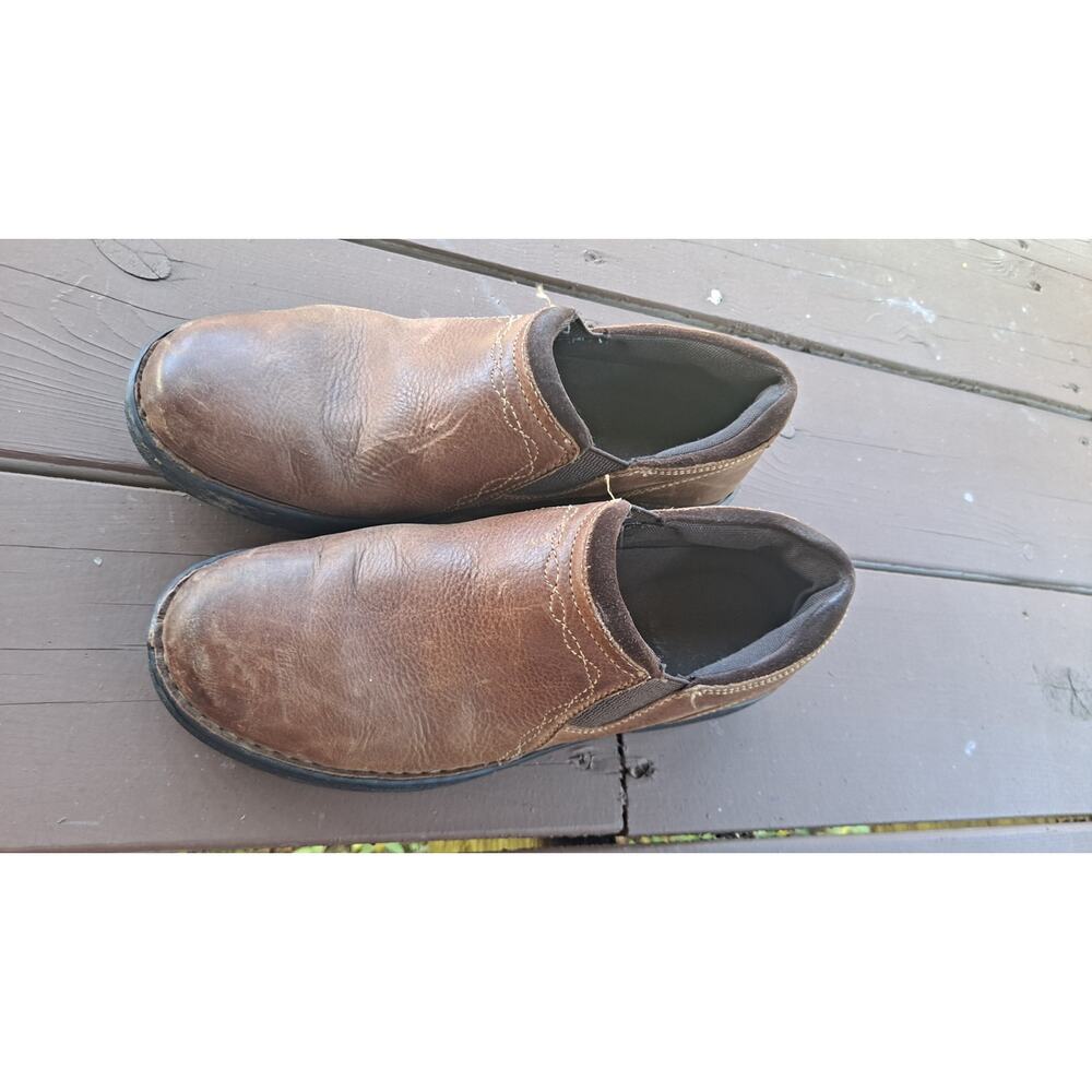 Ariat Womens Loden Clogs Size 8.5B Brown Slip On Shoes Western Casual Loafer